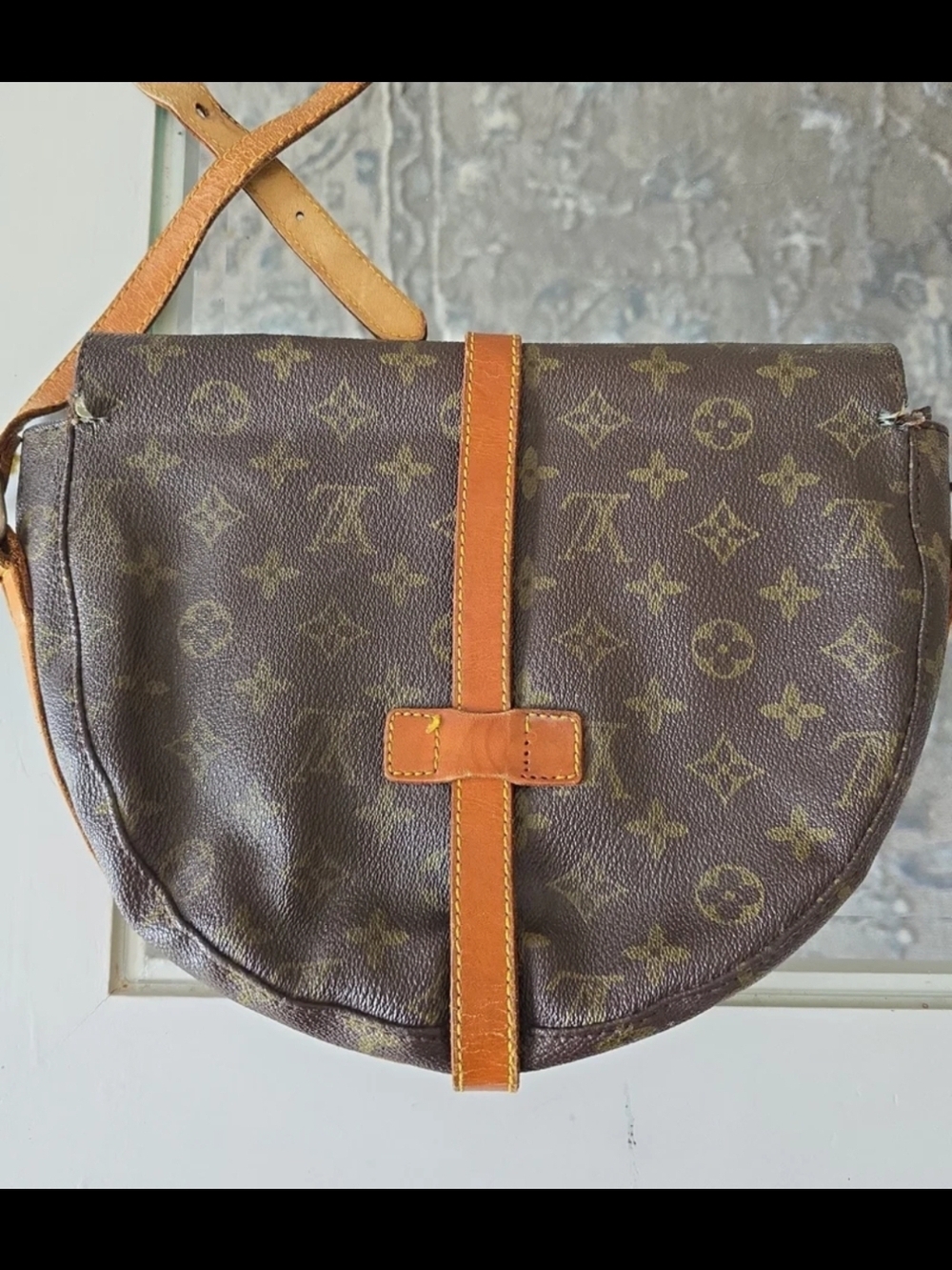 RARE Pre-1982 Louis Vuitton Chantilly GM Vuittonite Lining. Project Piece - Picture 2 of 12